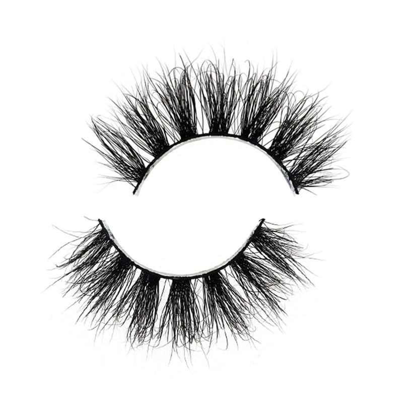 Generic SJ LASHES 3D Mink Lashes Cruelty Free Black Vegan Mink Fur Pair (3DVM14)