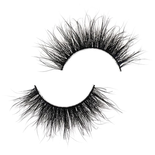 Generic SJ LASHES 3D Mink Lashes Cruelty Free Black Vegan Mink Fur Pair (3DVM16)