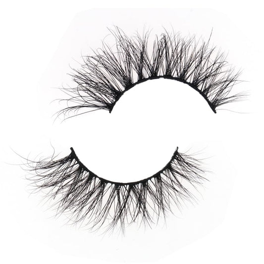 Generic SJ LASHES 5D Mink Lashes #5DM34 Pair of Vegan Black Mink Fur False Eyelashes (5DM34)