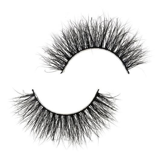 Generic SJ LASHES 3D Mink Lashes Cruelty Free Black Vegan Mink Fur Pair (3DVM09)