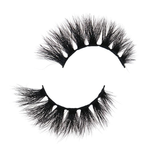 Generic SJ LASHES 5D Mink Lashes Pair of Vegan Black Mink Fur False Eyelashes (5DM57)