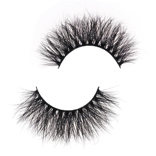 Generic SJ LASHES 5D Mink Lashes Pair of Vegan Black Mink Fur False Eyelashes (5DM39)